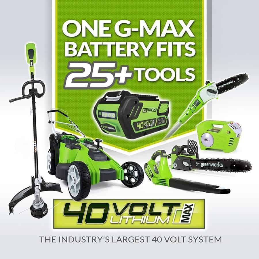 Greenworks 40v 35cm battery all